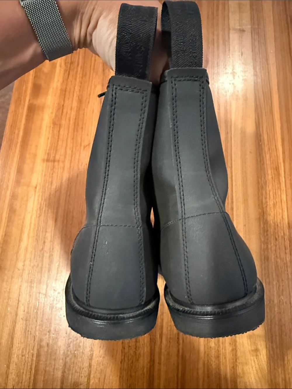 Dr. Marten’s Whiton Black Reflective Boots men’s 11, women’s 12